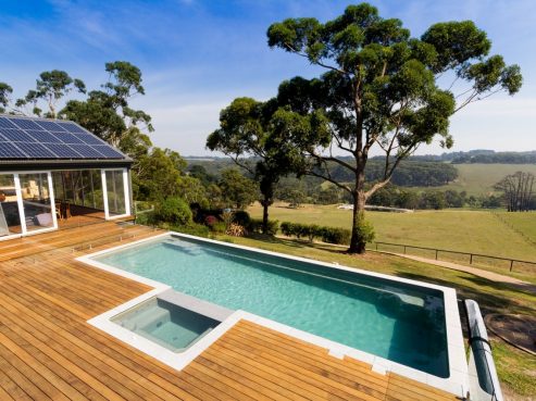 Mark Pollard Pools X Trainer Fibreglass Pool Installation 010