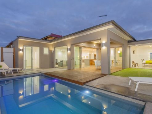 A X-Trainer with woodden deck