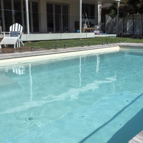 Sanctuary 7.0 fibreglass pool installed in Port Macquarie