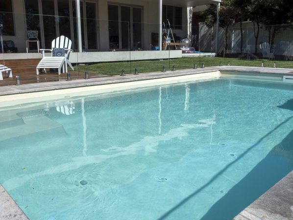 Sanctuary 7.0 fibreglass pool installed in Port Macquarie