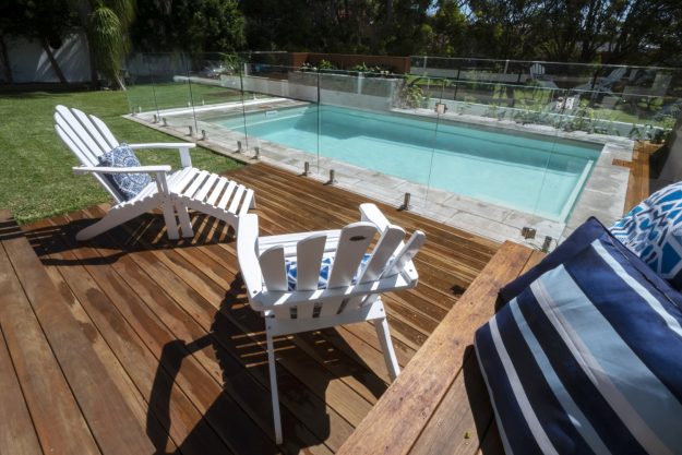 Mark Pollard Pools Self cleaning Compass Sanctuary pool with hidden solar blanket Port Macquarie