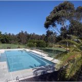 Mark Pollard Pools Vogue 10.2 fibreglass self cleaning pool Pearl with Sunpod 1