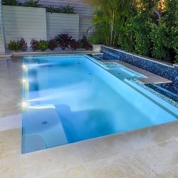 Vogue fibreglass pool shape