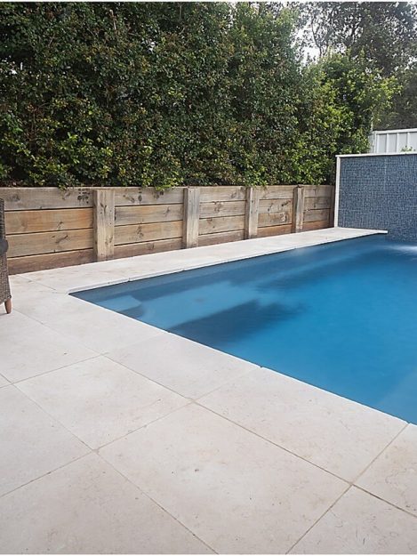 Mark Pollard Pools X Trainer 5.8 fibreglass pool Vercoe with water wall feature 2